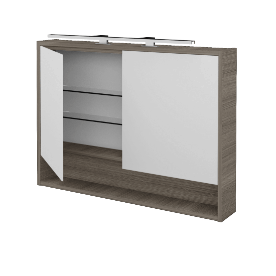 Spiegelschrank BESTA GA2OE 100  - D03 Cafe