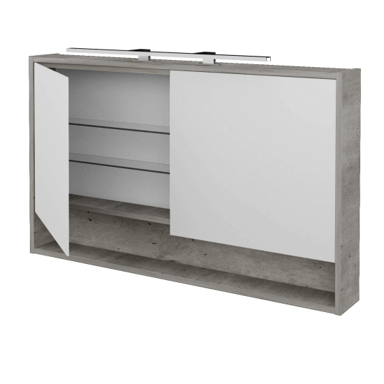 Spiegelschrank BESTA GA2OE 120  - D27 Cognac