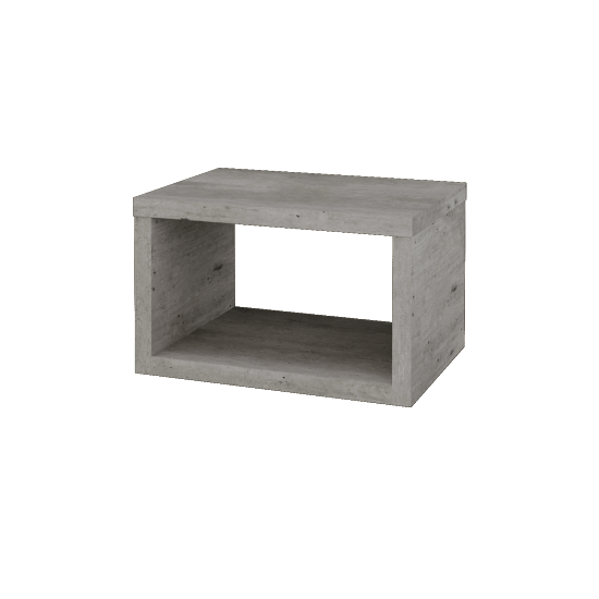 Waschtischunterschrank MOVE SZZ 60 (ohne Waschtisch)  - D01 Beton