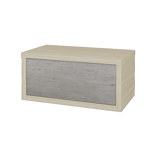Waschtischunterschrank MOVE SZZ 80 (ohne Waschtisch)  - D04 Eiche - D01 Beton