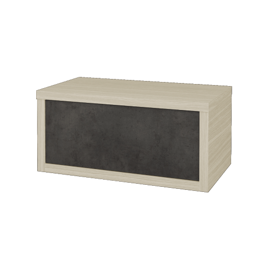 Waschtischunterschrank MOVE SZZ 80 (ohne Waschtisch)  - D04 Eiche - D16 Dark Beton