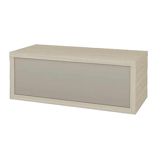 Waschtischunterschrank MOVE SZZ 100 (ohne Waschtisch)  - D04 Eiche - M05 Beige Lack Matt