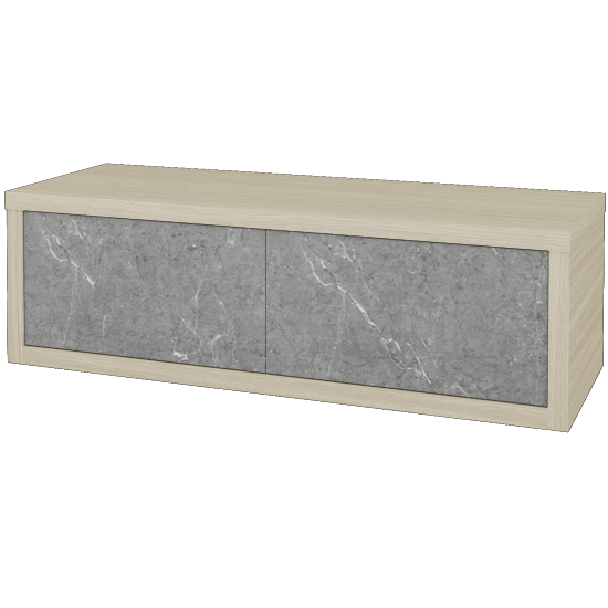 Waschtischunterschrank MOVE SZZ2 120 (ohne Waschtisch)  - D04 Eiche - D20 Galaxy - Links