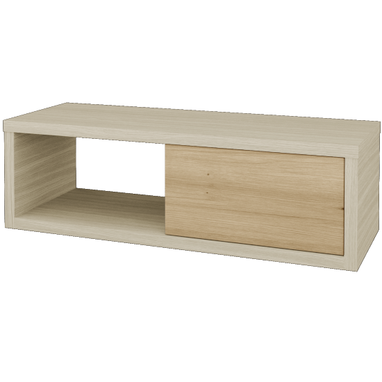 Waschtischunterschrank MOVE SZZO 120 (ohne Waschtisch)  - D04 Eiche - D22 Caramel - Links