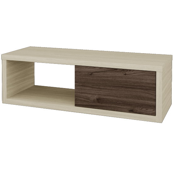 Waschtischunterschrank MOVE SZZO 120 (ohne Waschtisch)  - D04 Eiche - D25 Teak - Links