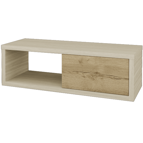 Waschtischunterschrank MOVE SZZO 120 (ohne Waschtisch)  - D04 Eiche - D26 Ontario - Links