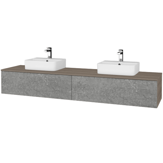 Waschtischunterschrank JOCKAM SZZ12 200 (Waschtisch Joy 3)  - D03 Cafe - D20 Galaxy - Nein