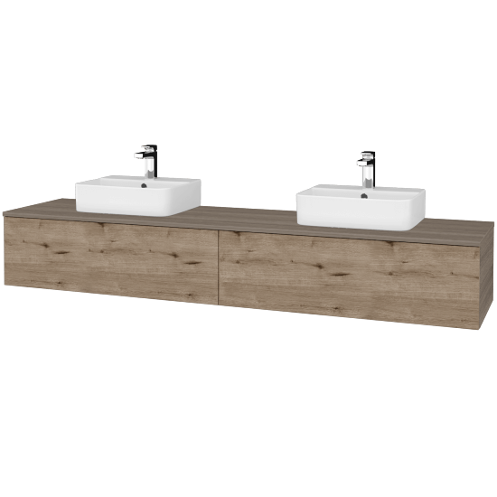 Waschtischunterschrank JOCKAM SZZ12 200 (Waschtisch Joy 3)  - D03 Cafe - D23 Herkules - Nein