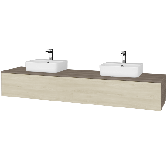 Waschtischunterschrank JOCKAM SZZ12 200 (Waschtisch Joy 3)  - D03 Cafe - D24 Ohio - Nein