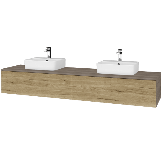 Waschtischunterschrank JOCKAM SZZ12 200 (Waschtisch Joy 3)  - D03 Cafe - D26 Ontario - Nein