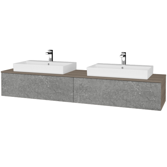 Waschtischunterschrank JOCKAM SZZ12 200 (Waschtisch Glance)  - D03 Cafe - D20 Galaxy - Nein