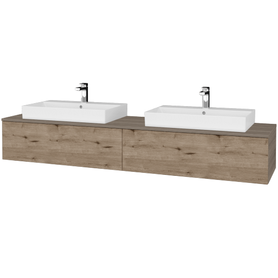 Waschtischunterschrank JOCKAM SZZ12 200 (Waschtisch Glance)  - D03 Cafe - D23 Herkules - Nein