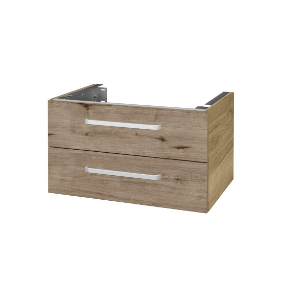 Unterschrank für Waschtischplatte DSD SZZ2 70  - D26 Ontario - Griffes T01 - D23 Herkules