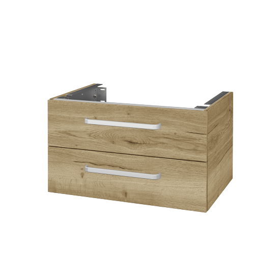 Unterschrank für Waschtischplatte DSD SZZ2 70  - D26 Ontario - Griffes T01 - D26 Ontario