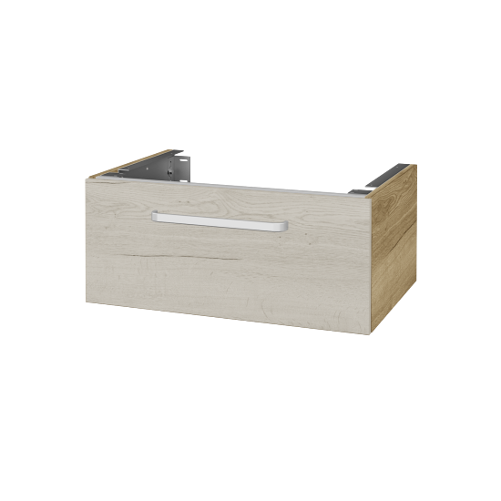 Unterschrank für Waschtischplatte DSD SZZ1 70 (Höhe 30 cm)  - D26 Ontario - Griff T01 - D28 Alberta - Nein