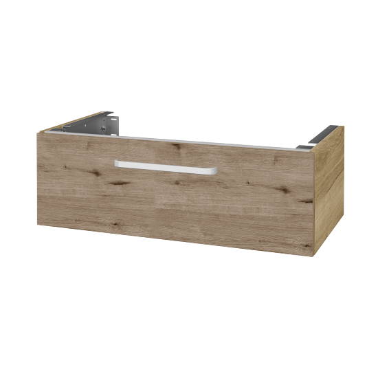 Unterschrank für Waschtischplatte DSD SZZ1 90 (Höhe 30 cm)  - D26 Ontario - Griff T01 - D23 Eiche Herkules - Nein