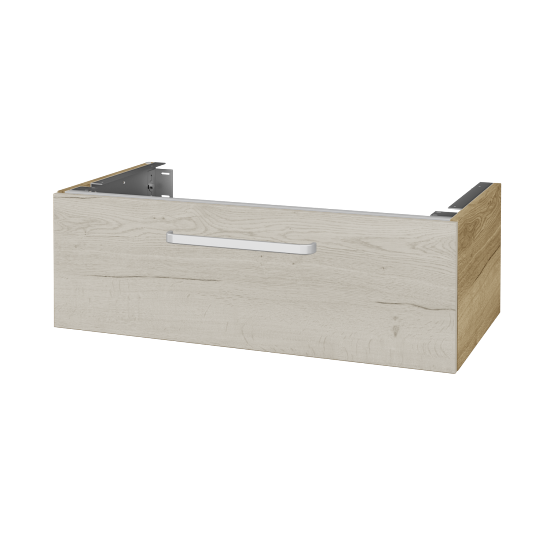 Unterschrank für Waschtischplatte DSD SZZ1 90 (Höhe 30 cm)  - D26 Ontario - Griff T01 - D28 Alberta - Nein