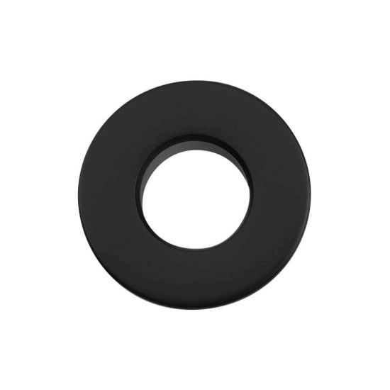 Krytka přepadu černá mat – průměr otvoru 24 mm  - 