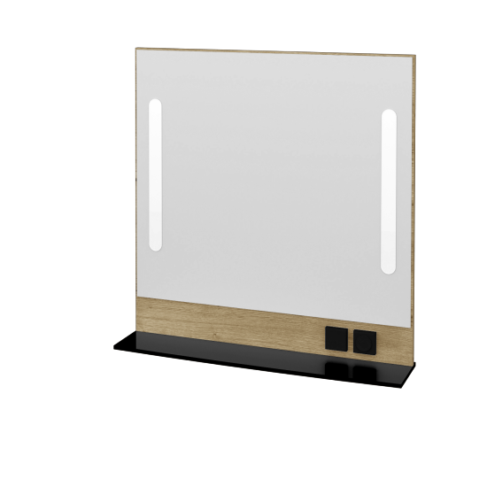 Spiegel GLOBE ZCOPE 100 (Spiegelablage aus Glas)  - D26 Ontario