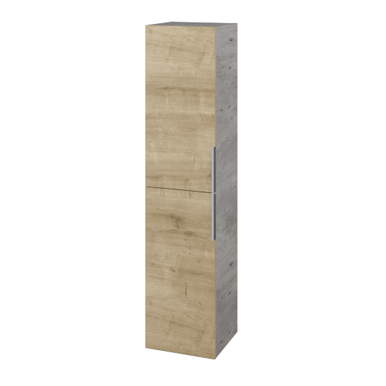 Hochschrank GLOBE SVD2 35  - D01 Beton - D09 Arlington - Links