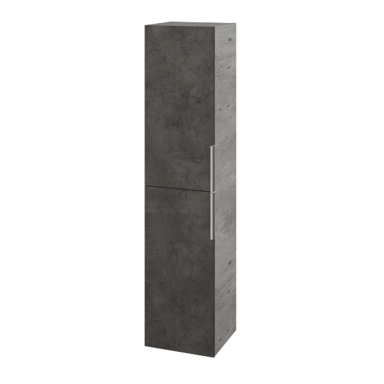 Hochschrank GLOBE SVD2 35  - D01 Beton - D16 Dark Beton - Links