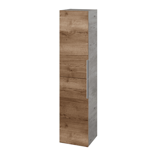 Hochschrank GLOBE SVD2 35  - D01 Beton - D21 Tobacco - Links