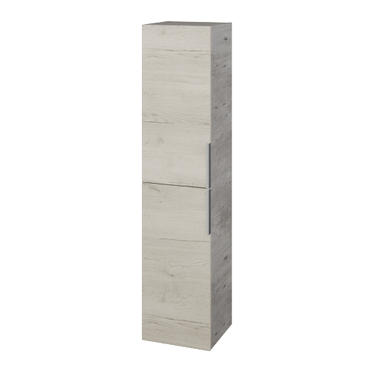 Hochschrank GLOBE SVD2 35  - D01 Beton - D28 Alberta - Links