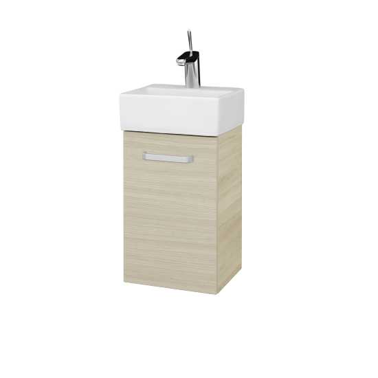 Waschtischunterschrank VERDE SZD 35  - D24 Ohio - Griff T01 - D04 Eiche - Links
