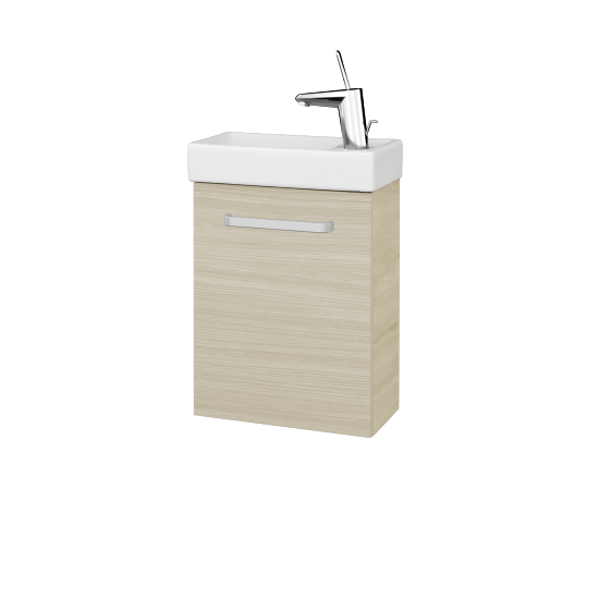 Waschtischunterschrank VERDE SZD 40  - D24 Ohio - Griff T01 - D04 Eiche - Links