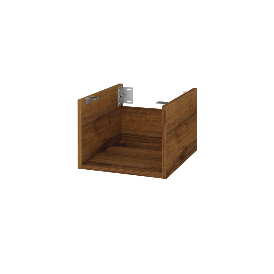 Unterschrank für Waschtischplatte mit offenes Fach DSD SYO1 40  - D27 Cognac