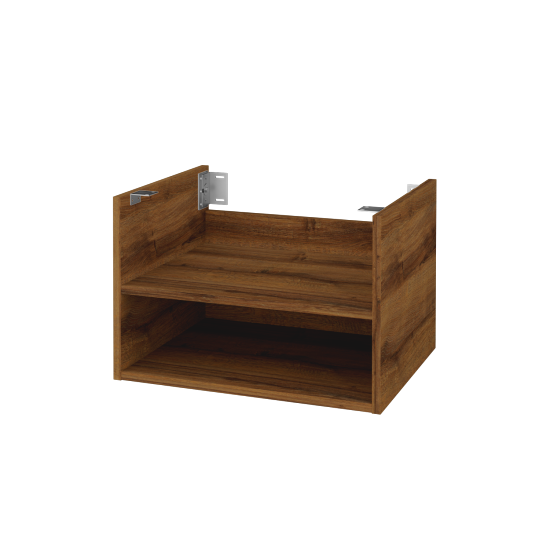 Unterschrank für Waschtischplatte mit offenes Fach DSD SYO2 60  - D27 Cognac
