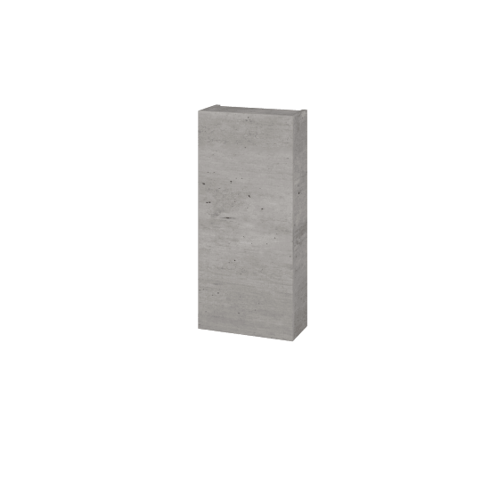 Hängeschrank UNI SY1D 35  - D01 Beton - Griffes T00 - D01 Beton
