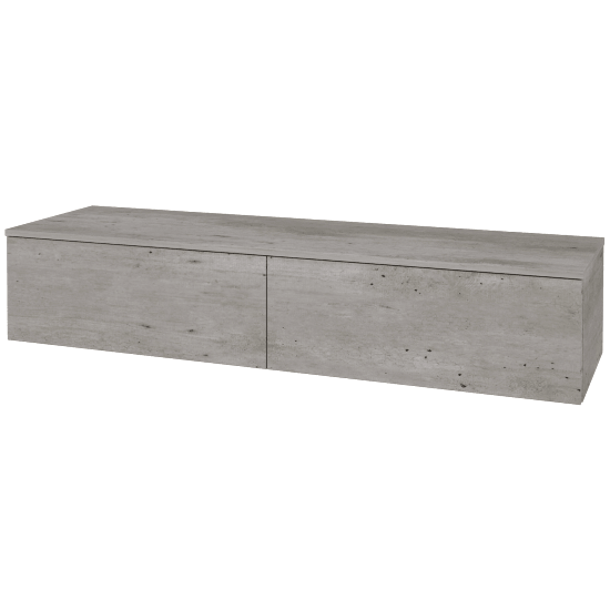 Waschtischunterschrank JOCKAM SZZ12 160 (ohne Waschtisch)  - D01 Beton - D01 Beton - Nein