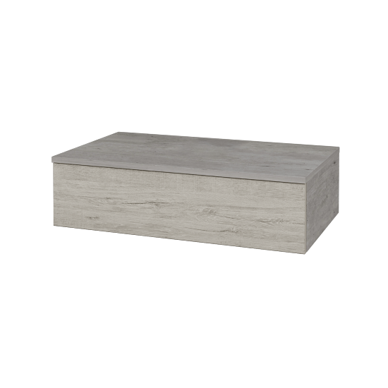 Waschtischunterschrank JOCKAM SZZ 80 (ohne Waschtisch)  - D01 Beton - D05 Oregon - Nein