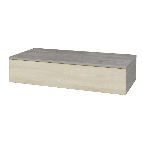 Waschtischunterschrank JOCKAM SZZ 100 (ohne Waschtisch)  - D01 Beton - D24 Ohio - Nein