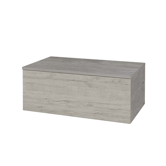 Waschtischunterschrank JOCKAM SZZ1 80 (ohne Waschtisch)  - D01 Beton - D05 Oregon - Nein