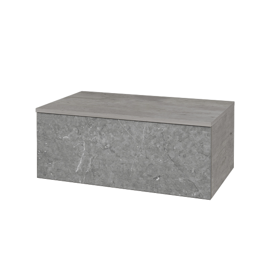 Waschtischunterschrank JOCKAM SZZ1 80 (ohne Waschtisch)  - D01 Beton - D20 Galaxy - Nein