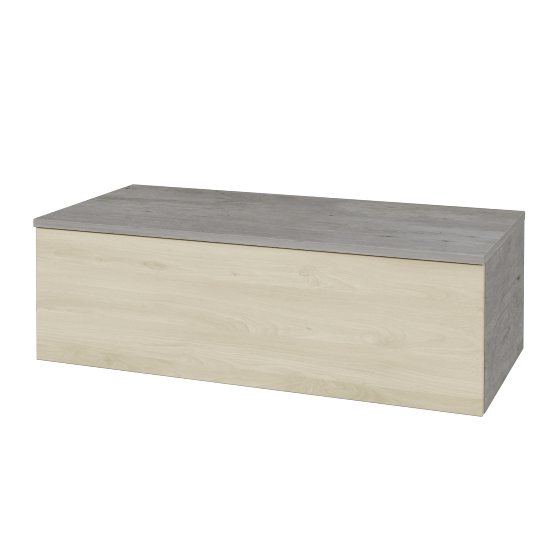 Waschtischunterschrank JOCKAM SZZ1 100 (ohne Waschtisch)  - D01 Beton - D24 Ohio - Nein