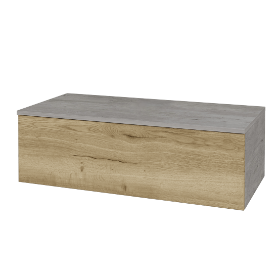 Waschtischunterschrank JOCKAM SZZ1 100 (ohne Waschtisch)  - D01 Beton - D26 Ontario - Nein