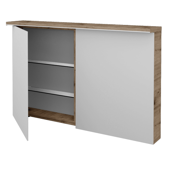 Badezimmer Spiegelschrank LINEA GA2OE 120  - D23 Herkules