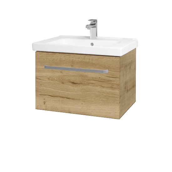 Waschtischunterschrank MAGIC SZZ 65  - D09 Eiche Arlington - Griffes T01 - D26 Ontario