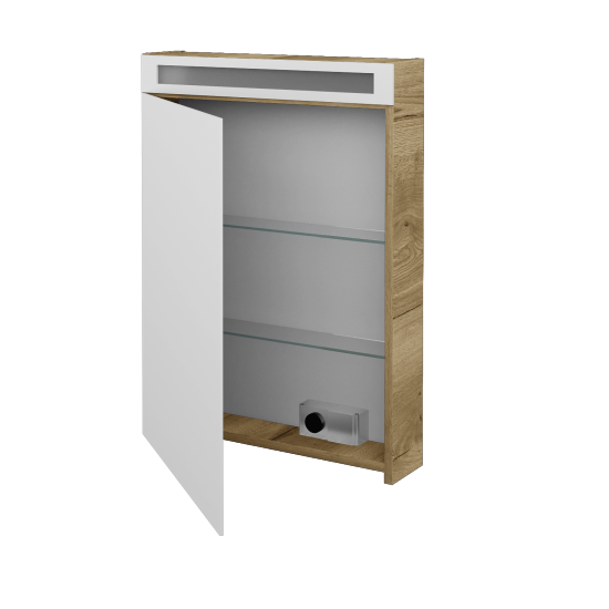 Badezimmer Spiegelschrank ORO GAOE 60  - D26 Ontario - Links