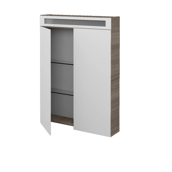 Badezimmer Spiegelschrank ORO GA2OE 60  - D03 Cafe