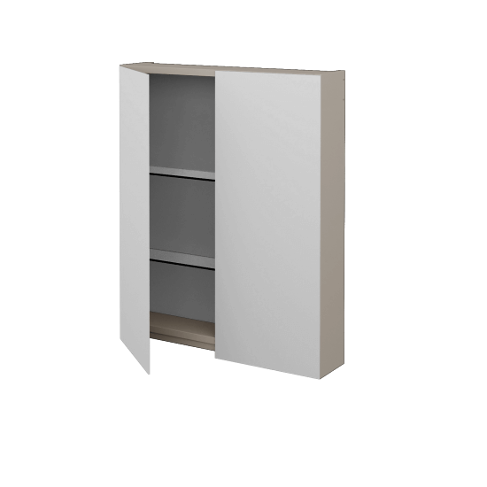 Badezimmer Spiegelschrank AMBIENTE GA2E 60  - N07 Stone