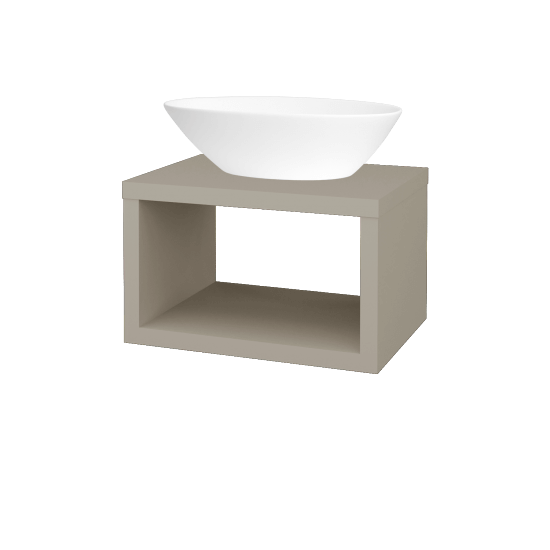 Badezimmerschrank MOVE SZO 60 (Waschtisch Triumph)  - L04 Taupe Lack Hochglanz