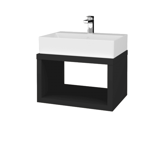 Badezimmerschrank MOVE SZO 60 (Waschtisch Kube)  - N03 Graphite