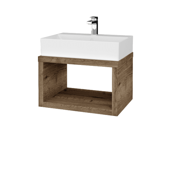 Badezimmerschrank MOVE SZO 60 (Waschtisch Kube)  - D21 Tobacco