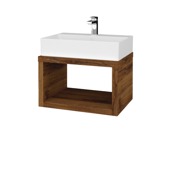 Badezimmerschrank MOVE SZO 60 (Waschtisch Kube)  - D27 Cognac