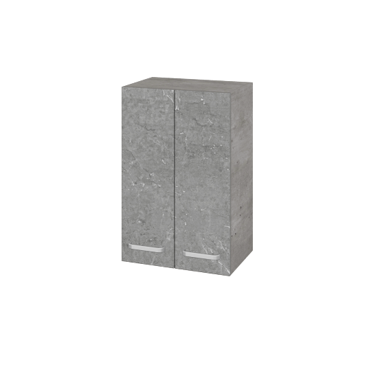 Hängeschrank UNI SYD2 50  - D01 Beton - Griffes T01 - D20 Galaxy