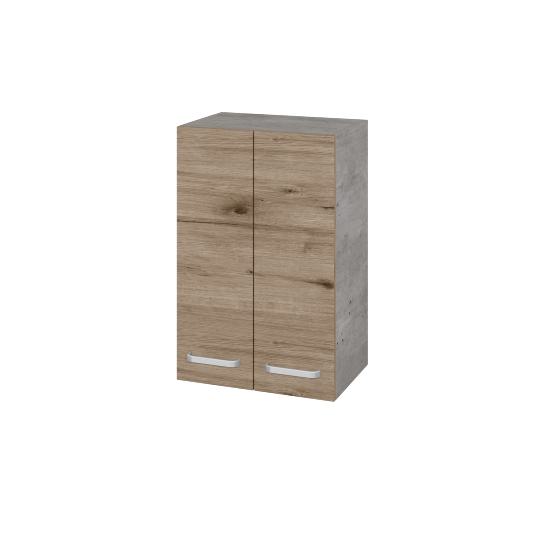 Hängeschrank UNI SYD2 50  - D01 Beton - Griffes T01 - D23 Herkules